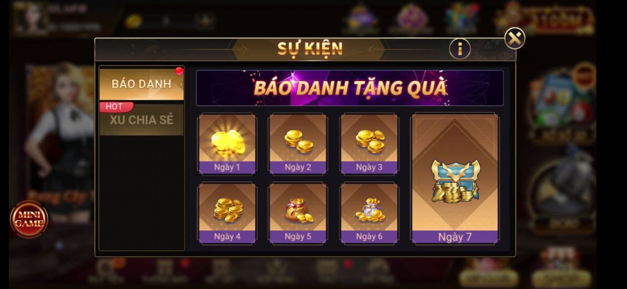 Báo Danh Nhận Thưởng Mỗi Ngày Twin68