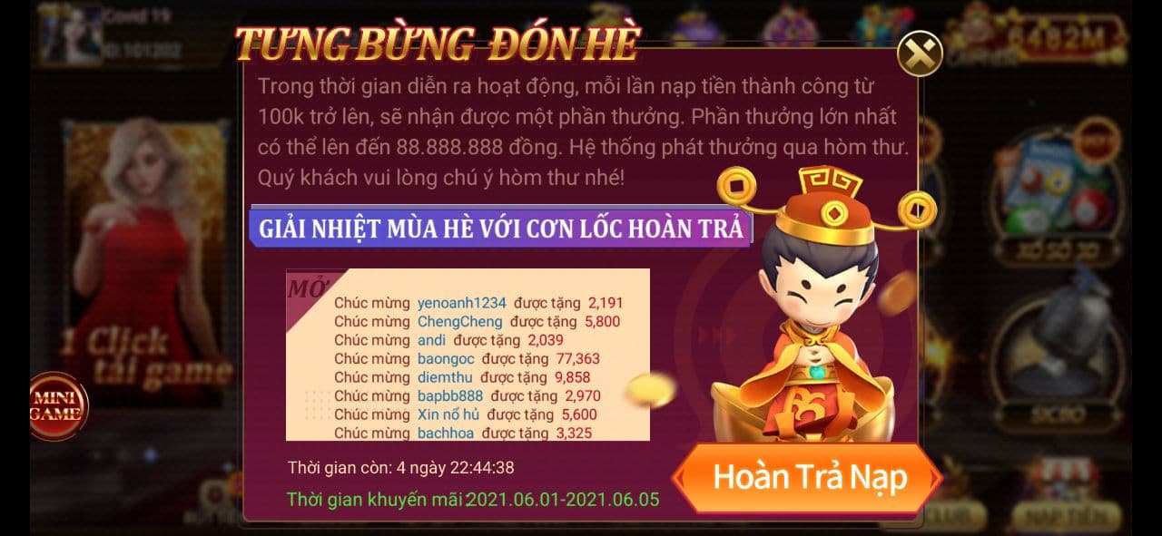 Twin Ra Mắt Sự Kiện Hoàn Trả Nạp 100%