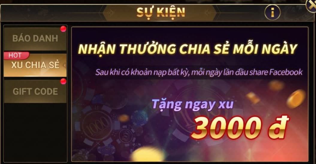 Mỗi Ngày Chia Sẻ Nhận Thưởng Tại Twin