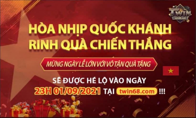 đón sự kiện cùng twin vào ngày quốc khánh 02/09/2021