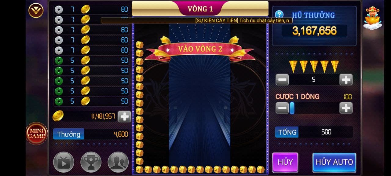 vòng 1 game đoạt bảo