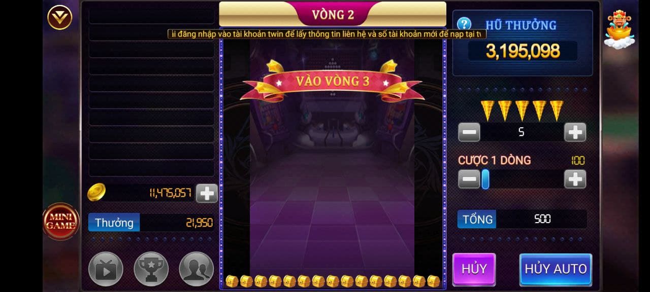 vòng 3 game đoạt bảo