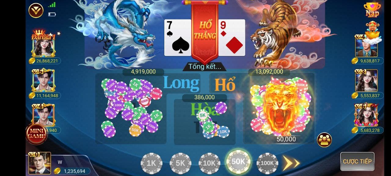 chơi game rồng hổ tại twin68