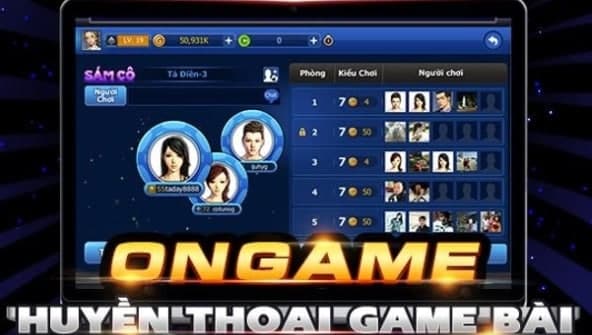 ongame huyền thoại game bài