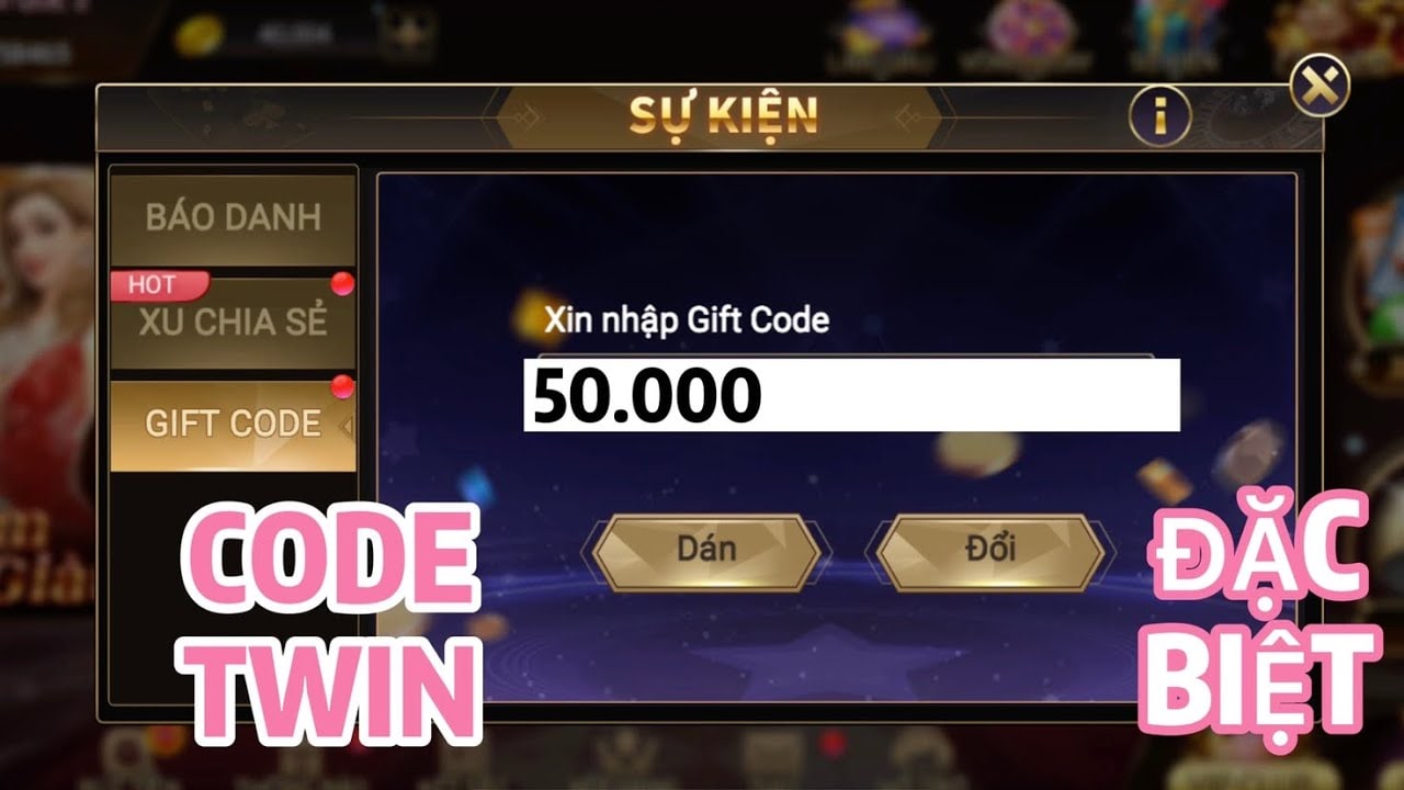 Cách nhận các mã giftcode và nhập mã code Twin